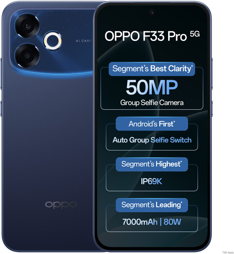 OPPO F33 (Pro 5G, 128 GB)